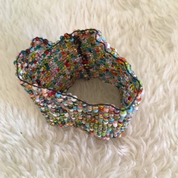 Beaded Cuff Bracelet - Picture 2 of 2